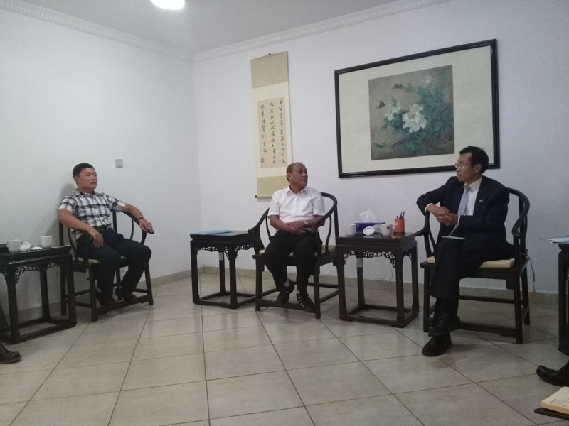 Meeting with the Chinese Ambassador and Chinese Counsellor to Malawi