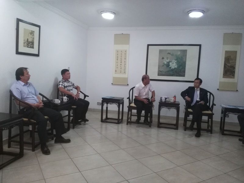 Meeting with the Chinese Ambassador and Chinese Counsellor to Malawi