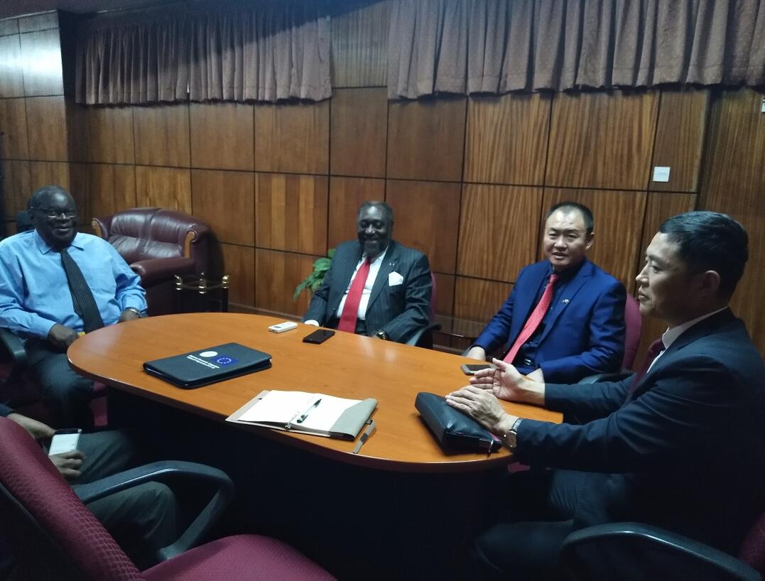 Leaders of compang and honorable minister of finance