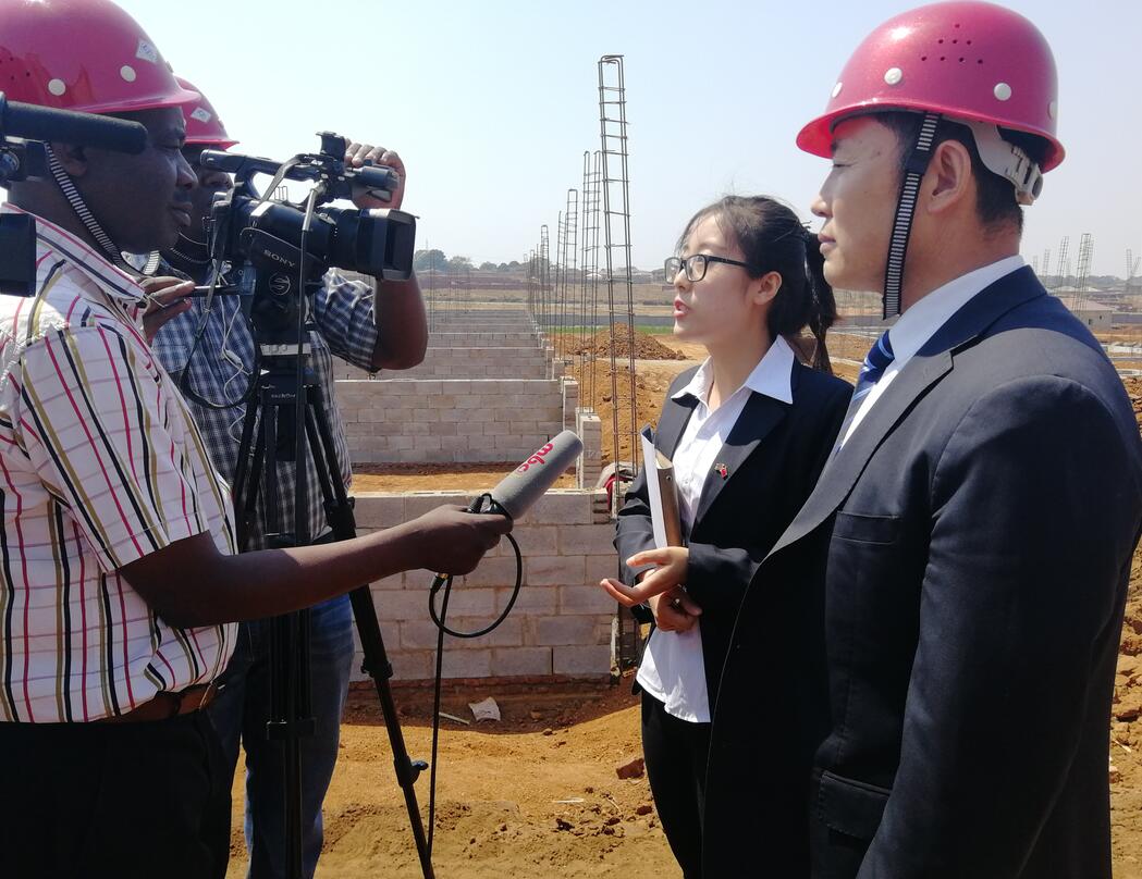 The executive president interviewed by local media